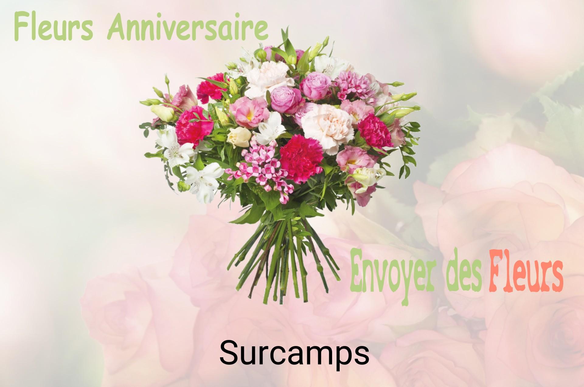 Bouquet de fleurs d’anniversaire livré à Surcamps